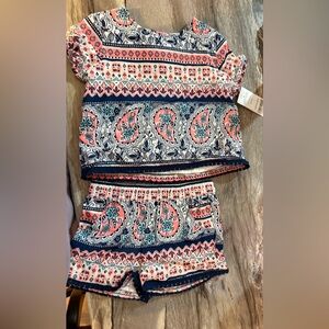 NWT Carter’s Short Set Bandana Patterned size 3T